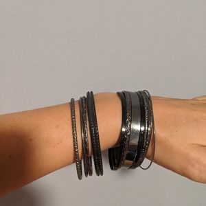 Black and silver bangles!